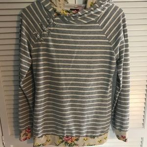 Double hooded sweatshirt